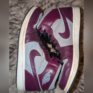 Nike Air Jordan 1 Phat Mens 13 Bordeaux/Stealth-Black-White